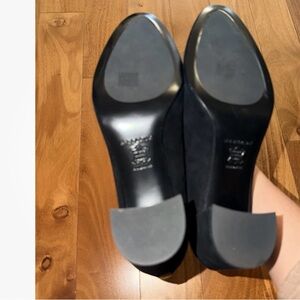 Margaux the heel black suede pump . New without box. Size 40/9